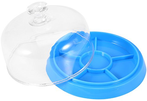 Tiiyee Coperchio Antipolvere per Orologi, Slot Orologio Accessorio Strumento di Riparazione Vassoio Plastica Movimento Ricambi Sostituzione Professionale Scatola Portaoggetti Orologiai
