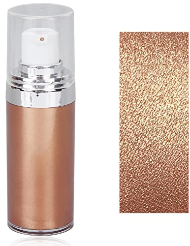 Bodylotion Glitzer, Glitzernde Körper Make up Flüssigcreme, Feuchtigkeitsspendende Glänzende Gesichts Haut Highlighter Lotion, Schimmernde Körperlotion mit Leuchtenden Pigmenten(#3 Bronze Gold) | Hautaufhellung, verleiht schimmernden Effekt, nährende Öle, ideal für Reisen, täglicher und Partymakeup