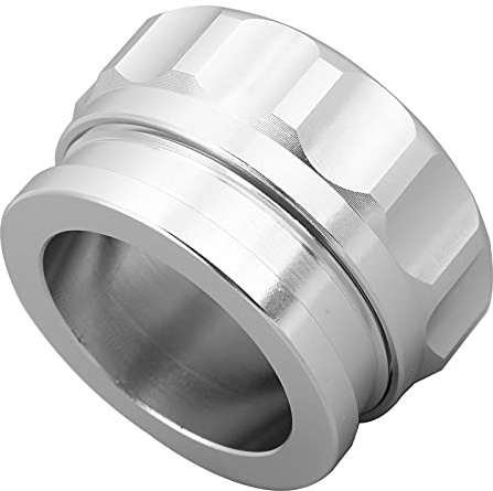Voiture Soudé Remplissage Col Bouchon, Goulot de remplissage en aluminium soudé et bouchon, Bouchon Réservoir à Souder Acier, pour réservoir d'huile, carburant, eau(Argent)
