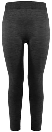 CALZITALY Pantalones Térmicos de Lana Merino, Mallas Térmicas Hombre y Mujer, Ropa Interior Térmica, Pantalón de Lana | Made IN Italy (L-XL, Gris)