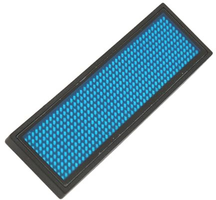 Programmierbares LED-Namensschild, 44 X 11 Pixel, Wiederaufladbares Digitales Schild mit Abnehmbarem Magnetmodul, Tragbar und Leicht, für Restaurants, Geschäfte, Ausstellungen,