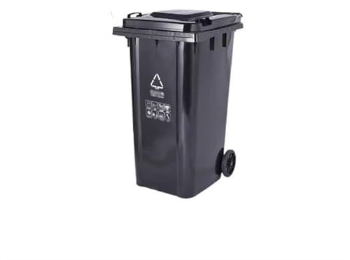 caja de arena exterior con tapa Contenedores de Basura Grandes Comerciales con Tapa Barriles de Clasificación for Exteriores Saneamiento Engrosado Contenedores de Basura Grandes de 240 L Se Pueden Rem