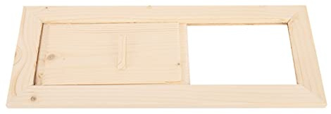 Yosoo Health Gear Kit di Sfiato per Timpano per Sauna, Attrezzatura per Stanza Regolabile in Legno Aria Ventilazione Pannello Persiane Griglia Accessori per Vapore per Vasca da Bagno Piscina