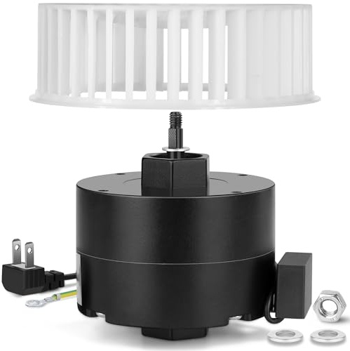 HHQ Bathroom Exhaust Fan Motor & Blower Wheel Replacement for Nutone JA2C028G 8662 8662N 8831 8832 8832N 8833 8672, 23405Ser 3.3 Diameter Motor, 5-Year Warranty