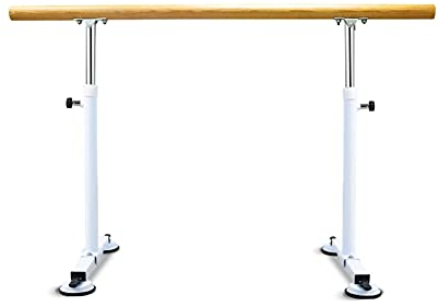 Ballettstange, verstellbare Ballettstange, tragbare Ballettstange für Zuhause, Kinder und Erwachsene, Stretching, Tanz, Gymnastik (Farbe: Schwarz, Größe: 1,5 m)