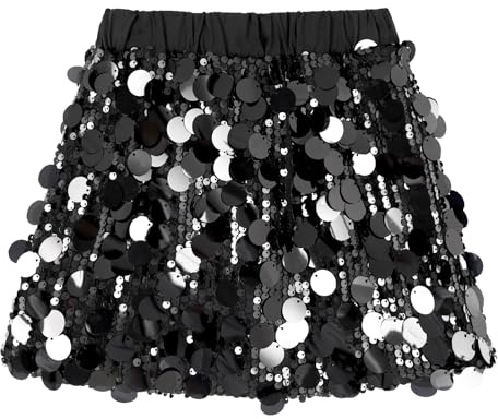 Miipat Niñas Faldas de Lentejuelas Faldade Moda para Niñas Faldade para Niñas