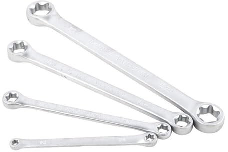 QSCTYG Ratschenschlüssel Box -Schraubenschlüssel Sex -Schraubenschlüssel Doppelende Pentalobe Schränner Set Double Box Ratcheting -Schraubenwagen Reparaturwerkzeug 557 (Color : E10-E12)