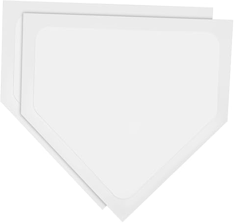 BIUDECO 2pcs Baseball Home Plates Baseball Training Plates Bases Throw Training Tools