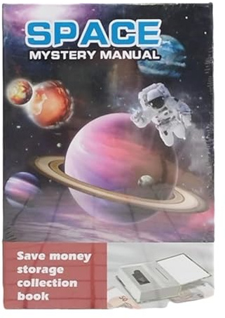 Nishiyuenyi Cassaforte a libro con serratura a combinazione, salvadanaio con contenitore di risparmio, cassaforte nascosta per conservare denaro, gioielli, chiavi, Style a