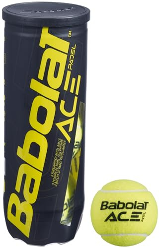 Babolat Ace - Palline da paddle (lattina a 3 palline)