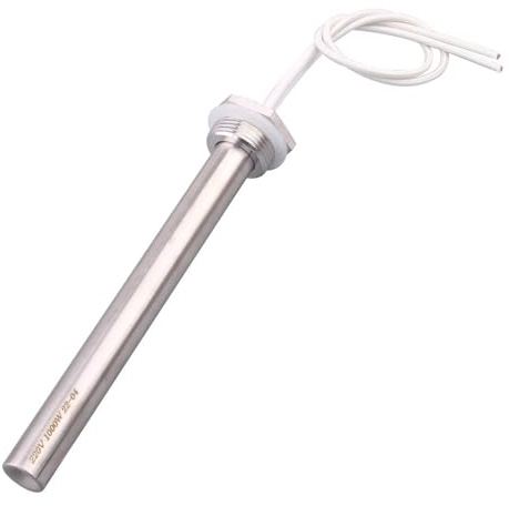 ALBHGSVS DN25 Cartridge Immersion Heater Stainless Steel 304 Hot Water Rod 1kw/2kw/3kw Tubular Heating Element 220V Catholic(3kw 20x330mm)