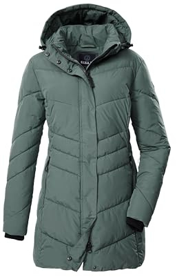 G.I.G.A. DX Damen Steppparka/Funktionsparka mit abzippbarer Kapuze GW 60 WMN QLTD PRK, dunkel aquaverde, 44, 43530-000