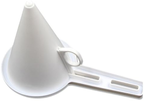 DECOMELODY 4PCS Handheld Cream Icing Batter Funnel for Cake Decorating and Baking High-temperature Resistant Dispenser Tools for Pancake Chocolate and Cream Batter