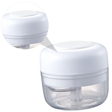 Mipcase Hachoir Ail Électrique Mini Multifonction Portable pour Légumes Fruits Viande Ail Gingembre Broyeur Rapide Sûr et Pratique