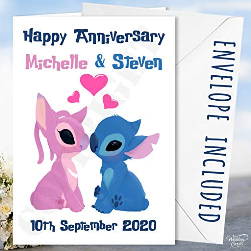 Wedding Cards Happy Anniversary Angel Karte