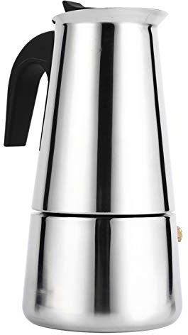 Machine à expresso sur la cuisinière Cafetière italienne avec percolateur 2 tasses 4 tasses 6 tasses 9 tasses Moka Pot Latte Maker en option Machine à café classique à(300ml)