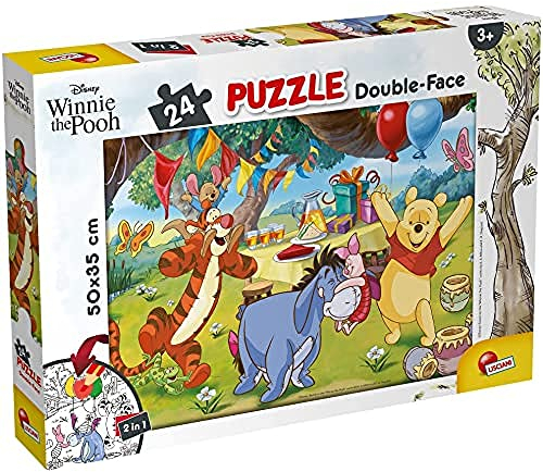 Liscianigiochi - Disney Puzzle DF Plus 24 Winnie The Pooh Puzzle per Bambini, 86528
