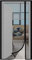 Sekey Zanzariera Magnetica Porta Anti-gatto, Zanzariere per Porte con Apertura Laterale in Fibra di Vetro, Zanzariere Magnetiche Porta del Balcone, Monta Facilmente, Non Serve Forare, 100x210cm, Nero