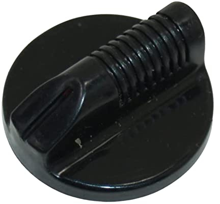Quailitas Herd-Einstellknopf [Schwarz] - Slow Cooker Control Knopf für Original Morphy Richards 48710 48715 48730 48737, hitzebeständig, griffsicher, Halteschraube Knauf - kleine Küchengeräte