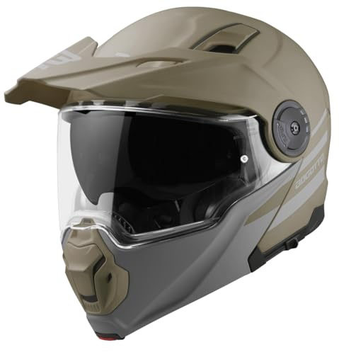 Bogotto FG-102 Duo Fiberglas Enduro Klapphelm | Schützender Fahrkomfort