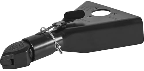 VEVOR Cabezal de Enganche de Remolque para Bola de Enganche 50,8 mm Marco en A Carga de 3175 kg Acoplador de Remolque de Acero Resistente para Autocaravana, Furgoneta, SUV, Superficie de Revestimiento