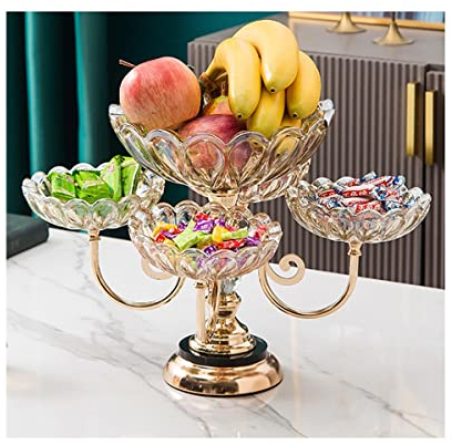 NZPOST Soporte para Frutas y Verduras, Cesta de Frutas, Colgador de Cuencos para encimera de Cocina, Bandeja de Frutas apilable Multicapa