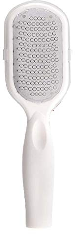 Escofina para callos de pies, herramientas de limpieza para el hogar, accesorios de pedicura, accesorios de pedicura, para mujeres y hombres, depurador de piel muerta, color blanco