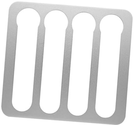 perfk Support Mural pour dosettes de café, Organiseur de Porte-gobelets, Porte-Capsules en Aluminium, Argent