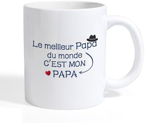 Hisxierng Cadeau Papa Cadeau Fete Des Peres Mug Cadeaux Anniversaire Papa Beau Père Cadeaux Fête Des Pères Noel Saint Valentin Pour Père