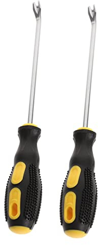 SHINEOFI Arrache-clou Manuel 15° Acier Haute Teneur En Carbone 15 Cm Poignée Caoutchouc Souple Pour Ameublement Et Bricolage