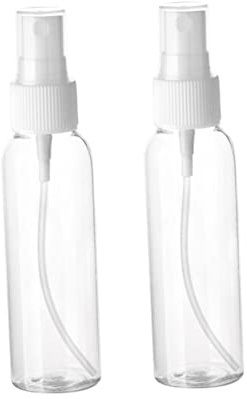 ARTSEWPLY Botellas de Spray Portátiles de 60ml de Pet Blanco 20 para Ñiño Reutilizables Ideales para Viajes y Uso en Salón de Belleza