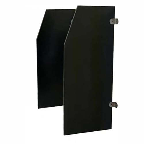 Suixtil Wandbefestigung Urinal-Trennwand, wasserdichte PVC-Sichtschutzplatte mit Montagezubehör für Herren-WC, öffentliche Toiletten, Einkaufszentrum, Schule, Kindergarten(3Pcs)