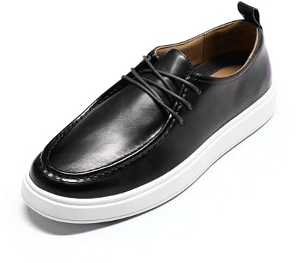 Allthemen Chaussures Lacet Habillées Homme Oxford Business Ville Cuir Derby | Conduite Plat Comfort,Fond Mou,Basse,Respirantes Léger,Bout Rond,Elegant,Texture De Cire Frottée,Mariage Business Loisirs