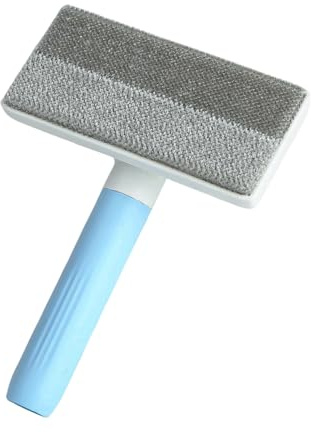 Renchey Outil de Retrait des Poils d'animaux - Accessoire de Nettoyage Transportable avec Manche Amovible - Brossette Anti-Peluche,pour Chien Chat Canapé Meuble Tapis Couverture