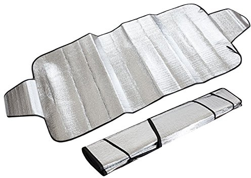 myshopx Copertura per parabrezza, protezione solare per auto, copertura per parabrezza, colore argento