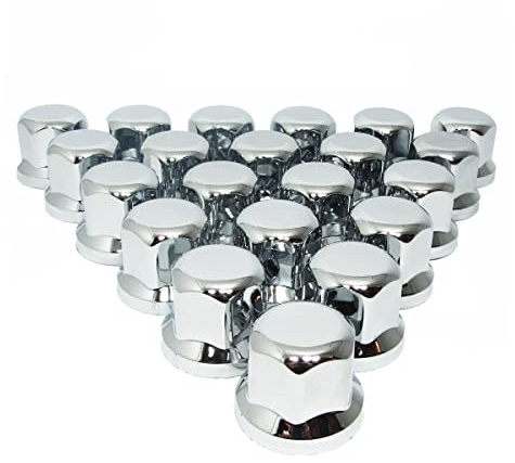 MGF Radmutterkappen aus Chrom, 32 mm, 60 Stück