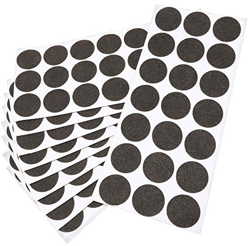 Adsamm FP-15-SA-BR-30-21-10 FP-15-SA-BR-30-21 210 x Felt Gliders, Ø 30 mm, Brown