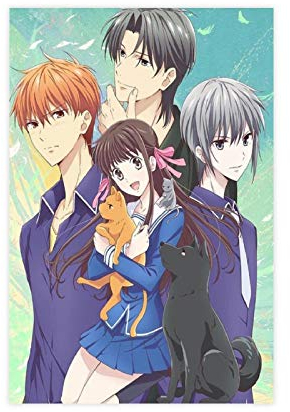 Anime Poster Fruits Basket 1 Canvas Poster Wall Art Decor Print Picture Paintings for Living Room Bedroom Decoration 12×18inch(30×45cm) Unframe-style1