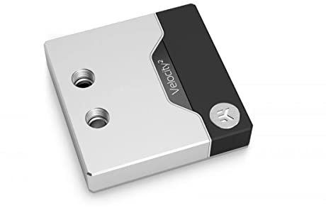 EK Water Blocks Compatible EK-Quantum Velocity² D-RGB CPU Wasserkühler - Intel 1200, Nickel + Satin Titanium