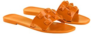 Ciabatta bassa aperta da donna colore arancio taglie a scelta art. 37187 - Emanuela Biffoli (39)