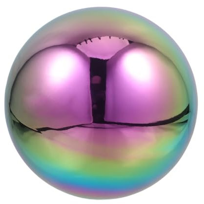 PAMINGONO Reflektierende 15cm Spiegelkugeln Für Den Garten Edelstahl Für Dekorationen Im Freien