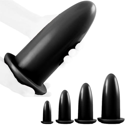 ZDJBFA Plug Anale Gigante con Ventosa 4 Taglie S/M/L/XL Perline Anali Extra Large Dildo Anale Dilatatore Dell'ano Masturbazione Giocattolo Sessuale Erotico Stimolazione della Prostata