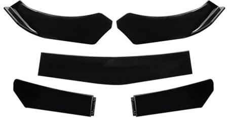 Front Spoiler Lippe Für B&enz 4/5PCS Universal Auto Front Stoßstange Lip Body Kit Spoiler Canard Splitter Diffusor Splitter Spoiler Auto Front Spoiler(5PC Bright Black)