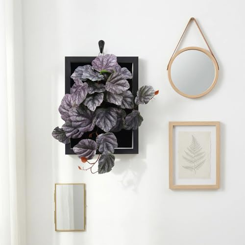 VerdantCharm Purple Grape Frame Plant, Artificial 19x26cm, Beautiful Table Decoration for Office, Living Room, Bedroom