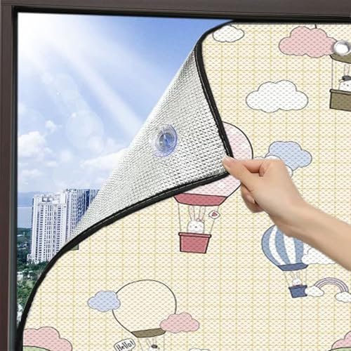 Privacy Reflective Window Film,Anti Uv Blackout Window Tint,Aluminum Foil Insulation Film,for Home,Office,Bathroom,With pattern,Sun Roof Sun Visor,6.0 mm(50x80 cm)