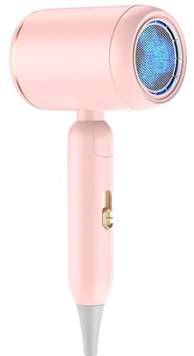 Moxeupon Sèche-Cheveux Haute Vitesse, Séchoir Puissant Léger, Accessoire Coiffure Pliable Silencieux Portable pour Maison Salon Voyage Hommes Femmes