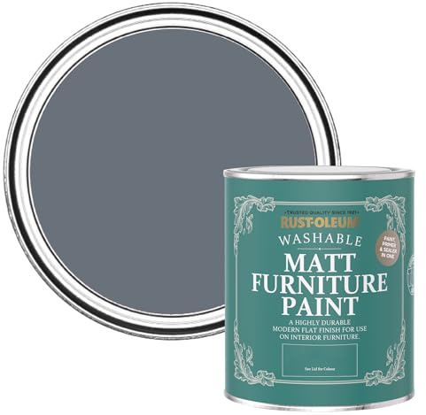 Rust-Oleum Furniture Paint in Matt Finish - Seascape 750ml