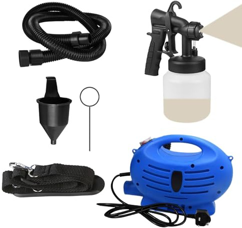 Lackierpistolen für Möbel, elektrisches Gerät zum Lackieren mit Luftschlauch, Tank 800 ml, Renovierungswerkzeug für Tür, Möbel, Wände, Außen, Innen