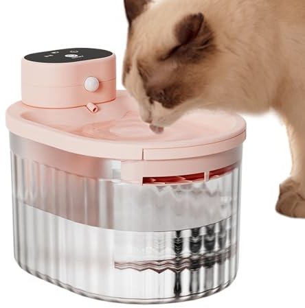 Fuente De Agua Felina Dispensador Automático De Agua con Filtración