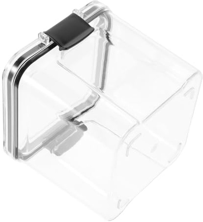 EPIGEIST Contenedor Hermético para Comida de Mascotas Caja Almacenaje Transparente para Pienso de Perros y Gatos Recipiente Duradero y Práctico para Snacks y Cereales